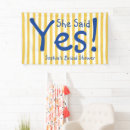 Search for she said yes banners Bride