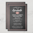 Search for chalkboard graduation invitations Class of 2024