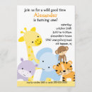 Recherche de zoo anniversaire invitations Animaux de zoo