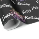 Search for happy 16th birthday wrapping paper Party