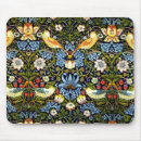 Recherche de motif vintage tapis souris William morris
