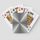 Search for aluminum playing cards Silver