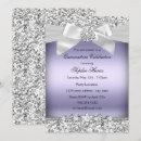 Search for purple silver quinceanera invitations Party