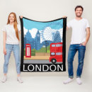 Search for london bus blankets United kingdom