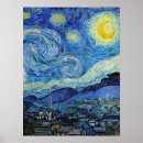 Search for the starry night posters Vintage