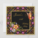 Recherche de pink butterfly anniversaire invitations 50e