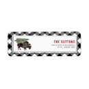 Search for lodge return address labels Plaid
