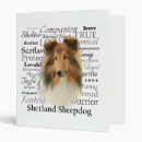 Search for sheltie binders Shetland