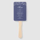 Search for navy blue wedding hand fans Silver