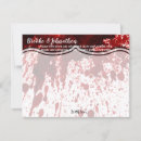 Recherche de éclaboussure sang invitations Vampire