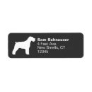 Search for schnauzer return address labels Silhouette