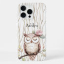 Recherche de hibou rose iphone coques Mignon