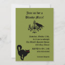 Recherche de green halloween invitations Chat noir