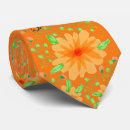 Search for flower power ties Orange