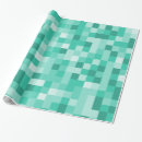 Search for green pixel wrapping paper Squares