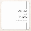 Recherche de modern wedding coasters Simple