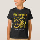 Search for zodiac kids tshirts Scorpio