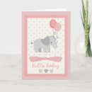 Search for elephant birth announcement cards Hearts