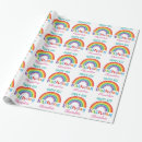 Search for rainbows wrapping paper Girl