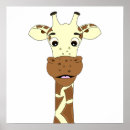 Recherche de tête de girafe posters Dessin animé