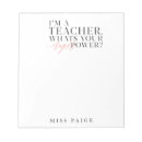 Recherche de don blocsnotes Teacher