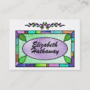 Search for stained glass business cards Designer