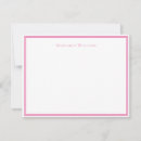Recherche de rose note cards Élégant