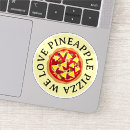 Recherche de ananas jaune autocollants Drôle