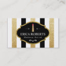 Search for black and white stripes business cards Beauty