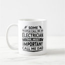 Search for electrician dad mugs Funny