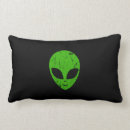 Recherche de alien vert coussins Tête