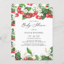 Recherche de rouge cerise invitations Aquarelle