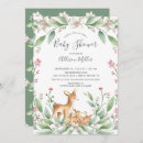 Recherche de woodland deer baby shower invitations Verdure