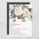 Search for flowers christmas invitations Poinsettia