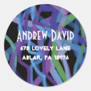 Search for watercolor bat mitzvah stickers Blue