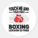 Recherche de moulage autocollants Champion de boxe