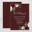 Search for deep wine red invitations Burgundy