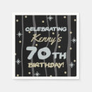 Recherche de 70th birthday napkins Noir