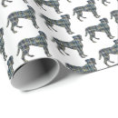 Search for boxer dog wrapping paper Silhouette