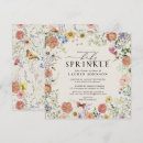 Search for floral baby sprinkle invitations Nature