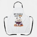 Search for funny poodle aprons Pug