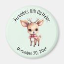 Search for cartoon birthday magnets Reindeer