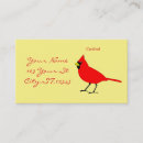 Recherche de oiseau cardinal cartes visite Nature