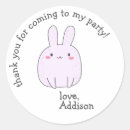 Search for cute pink bunny stickers Birthday