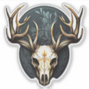Search for deer skull stickers Hunter