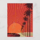 Recherche de palmier cartes postales Coucher du soleil