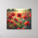 Search for poppy field canvas prints Floral