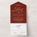 Search for maroon and white invitations Minimalist