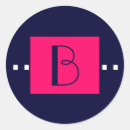 Search for pink monogram b stickers Letter