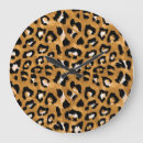 Recherche de motif léopard horloges Illustration